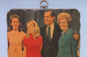 Nixon Family Decoupage Plaque