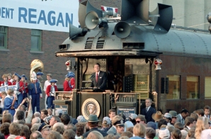 President Reagan in Deshler, Ohio 