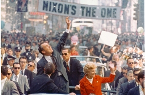 Richard M. Nixon in Motorcade During the 1968 Presidential Campaign