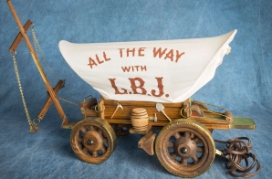 LBJ Covered Wagon Lamp