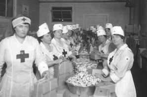 War Activities Red Cross. Detroit Canteen Workers.