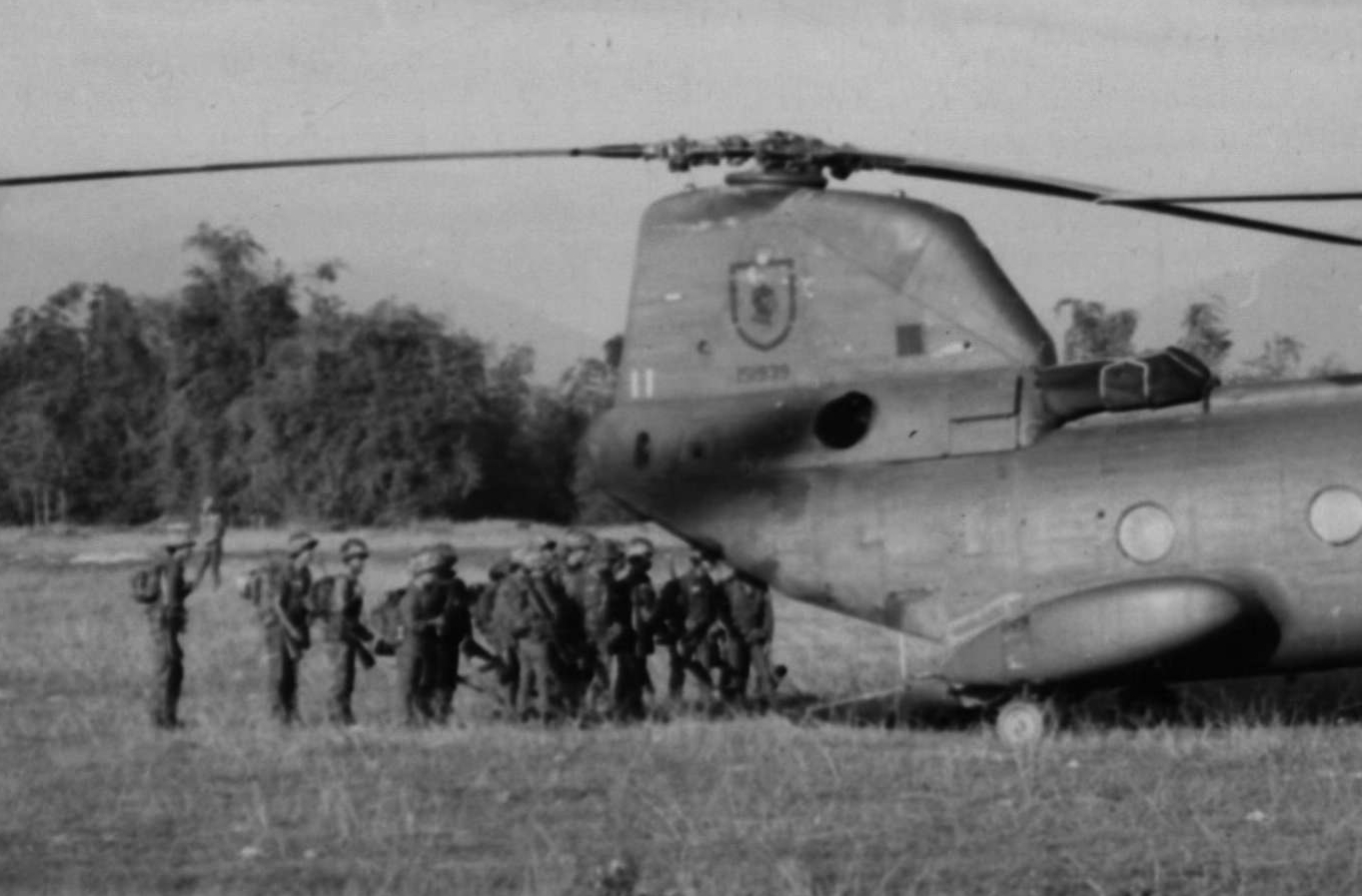South Vietnamese Troops Prepare to Embark
