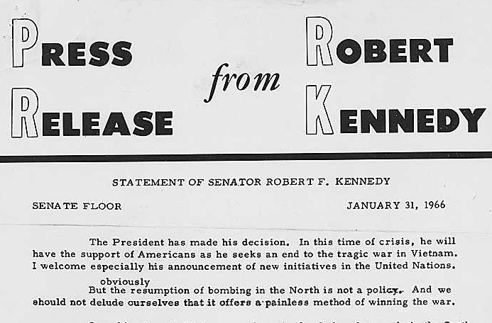 Robert F. Kennedy Statement